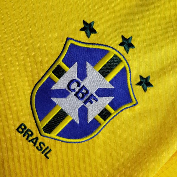 Brazil 1993 Home Players Jersey 06