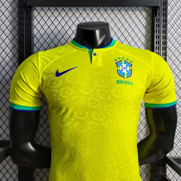 Brazil 2022 Home Players Jersey 02