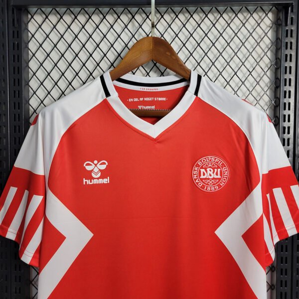 Denmark 2023 Home Players Jersey 03