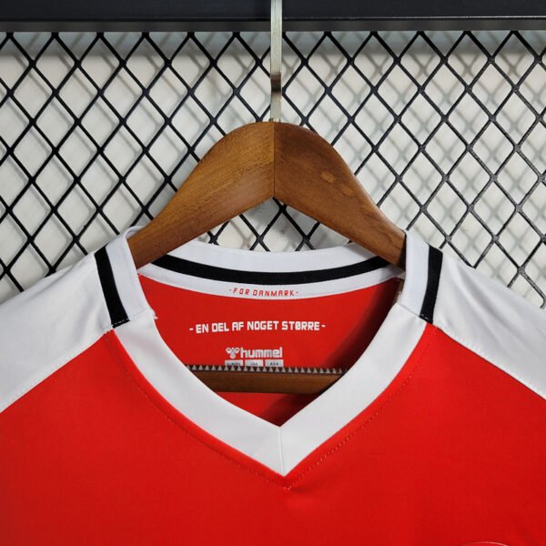 Denmark 2023 Home Players Jersey 04