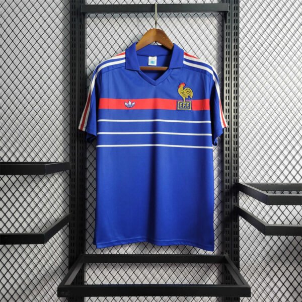 France 1984 Home Players Jersey 01