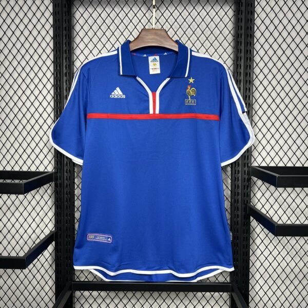 France 2000 Home Players Jersey 01