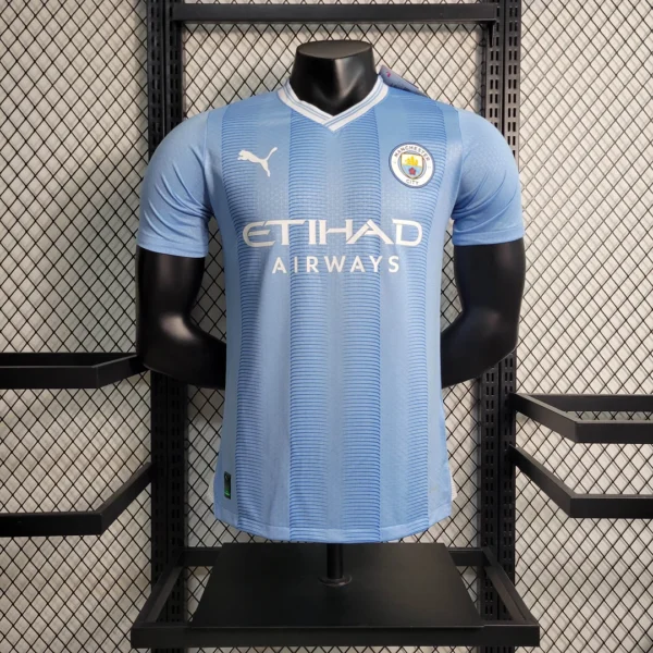 Manchester City FC 2023 2024 Player Home Shirt 01