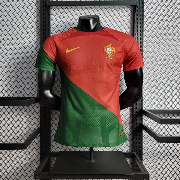 Portugal 2022 Home Players Jersey 01