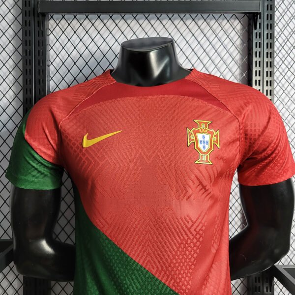 Portugal 2022 Home Players Jersey 03