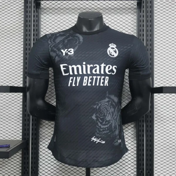 Real Madrid Y 3 Special Edition Black Shirt 01