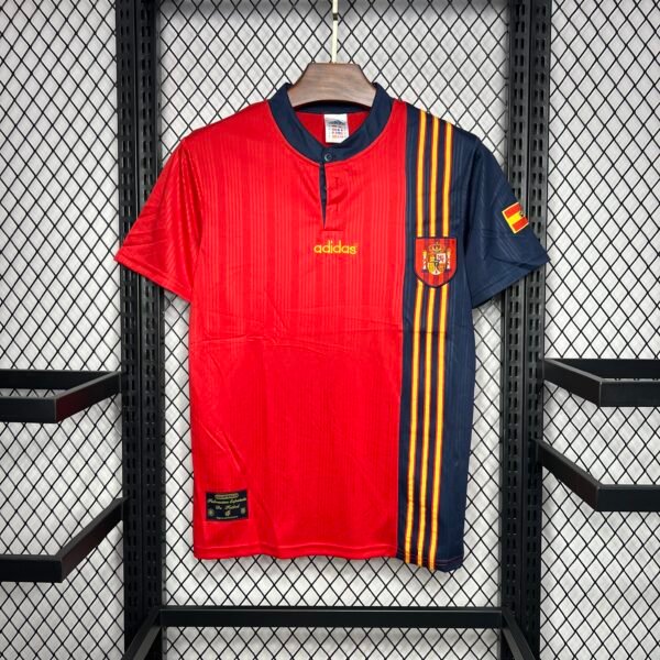 Spain 1996 Home Player Jersey 01 scaled