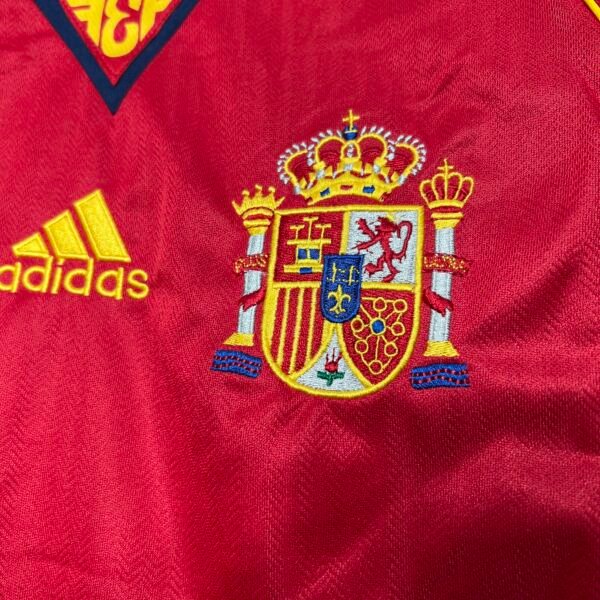 Spain 1998 Home Player Jersey 04 scaled