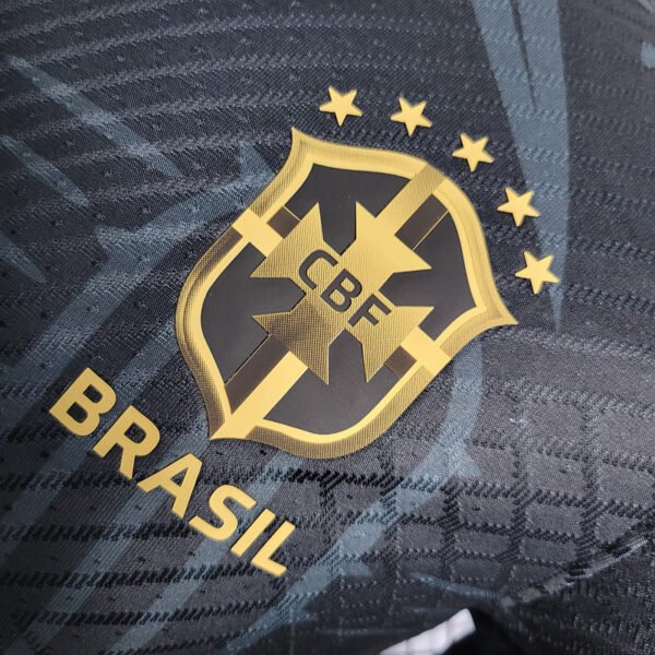 Special Edition Brazil 2022 Player Jersey Black 06