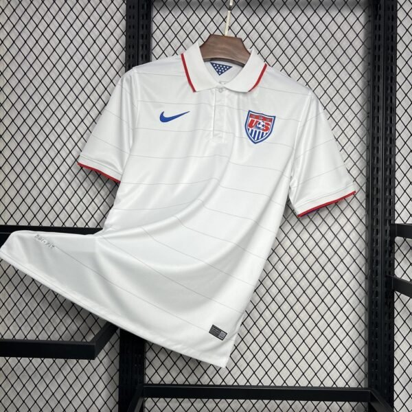 USA 2014 Home Player Jersey 03